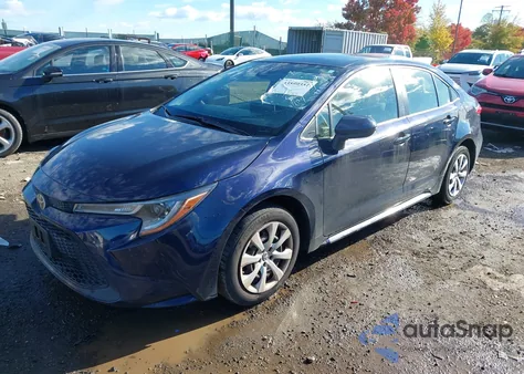 2021 Toyota Corolla Le from USA, damaged, VIN JTDEPMAE6MJ176313